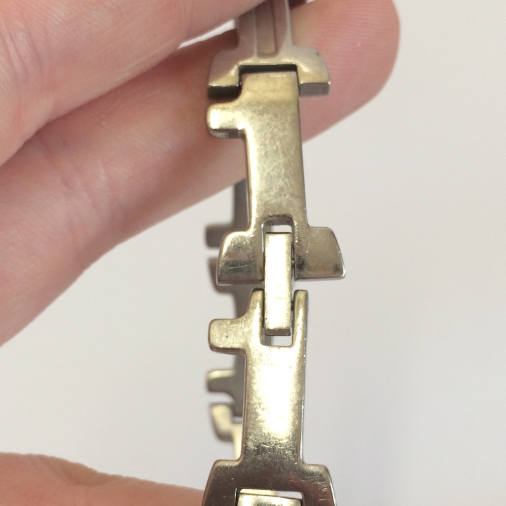 Fibo Stainless Steel 1 Link Bracelet - Picture 4 of 7